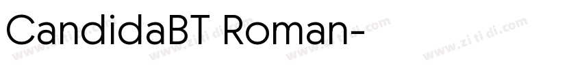 CandidaBT Roman字体转换 CandidaBT Roman字体转换
